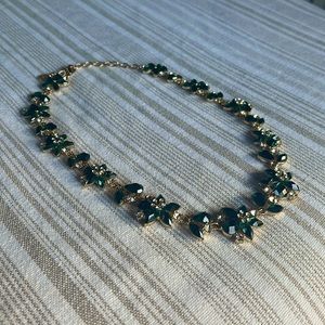 Green studded necklace